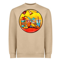 Mushroom firefighter coasters Heavyweight Sweatshirt - AdoDesignShop
