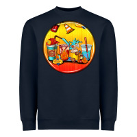 Navy firefighter coasters Heavyweight Sweatshirt - AdoDesignShop