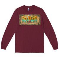 Burgundy western believe leopard aztek license plate template Long Sleeve Tee - BarkalooDesign