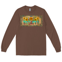 Chestnut western believe leopard aztek license plate template Long Sleeve Tee - BarkalooDesign