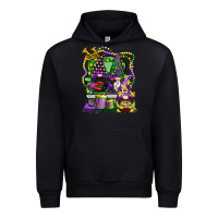 Black mardi gras gnomies truck Urban Hoodie - CowGirlArtShop