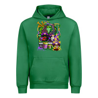 Emerald mardi gras gnomies truck Urban Hoodie - CowGirlArtShop