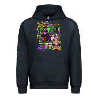 Navy mardi gras gnomies truck Urban Hoodie - CowGirlArtShop