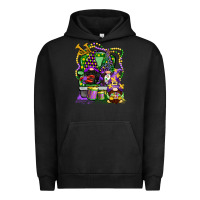 Pigment Black mardi gras gnomies truck Urban Hoodie - CowGirlArtShop