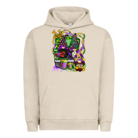Pigment French Oak mardi gras gnomies truck Urban Hoodie - CowGirlArtShop