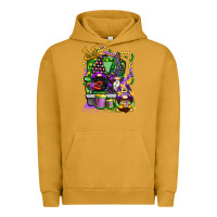 Pigment Peanut Butter mardi gras gnomies truck Urban Hoodie - CowGirlArtShop