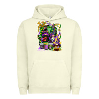 Pigment Pistachio mardi gras gnomies truck Urban Hoodie - CowGirlArtShop