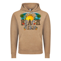 Vintage Coffee beach vibes Vintage Hoodie - CowhideDigitalArt