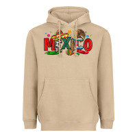 Mushroom colorful mexico collage Heavyweight Hoodie - LillyAllenDesigns