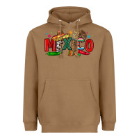 Colorful Mexico Collage Heavyweight Hoodie | Teevron