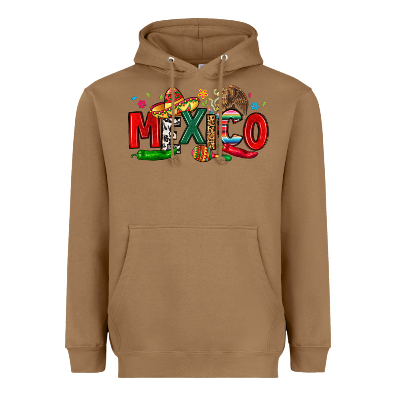Colorful Mexico Collage Heavyweight Hoodie by LillyAllenDesigns | Teevron
