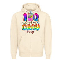 Sandshell 100 days of cray cray Zipper Hoodie - MaliasSmallBusiness