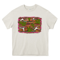 Cream cinco de mayo bullskull and cactus Heavy Core Tee - Artiststas