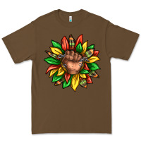 Cacao black history sunflower Premium Tee - texasbilliewilder