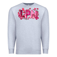 Heather Grey lpn breast cancer certified nursing assistant Premium Sweatshirt - LillyAllenDesigns