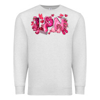 Oatmeal Heather lpn breast cancer certified nursing assistant Premium Sweatshirt - LillyAllenDesigns