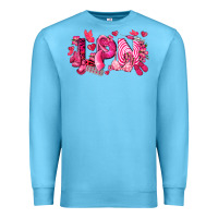 Ocean Blue lpn breast cancer certified nursing assistant Premium Sweatshirt - LillyAllenDesigns