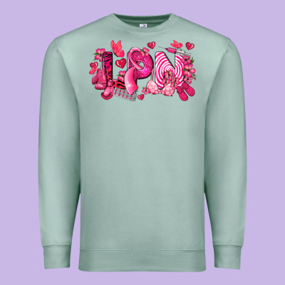 Lpn Breast Cancer Certified Nursing Assistant Premium Sweatshirt Designed By Lillyallendesigns