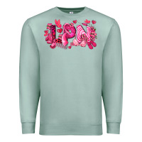 Seafoam lpn breast cancer certified nursing assistant Premium Sweatshirt - LillyAllenDesigns