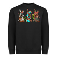 Black leopard cowhide turquoise cactus bunny's Heavyweight Sweatshirt - JahusDesignShop