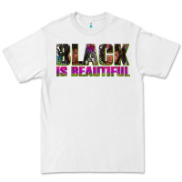 White black is beautiful neon Premium Tee - texasbilliewilder