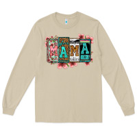License Letters Floral Mama Long Sleeve Tee | Teevron