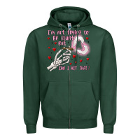 Sports Green not to be blunt but can i hit Zipper Hoodie - MaliasSmallBusiness