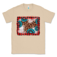 Mushroom Christmas gemstone leopard background Classic Tee - AdoDesignShop