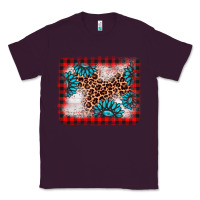 Plum Christmas gemstone leopard background Classic Tee - AdoDesignShop
