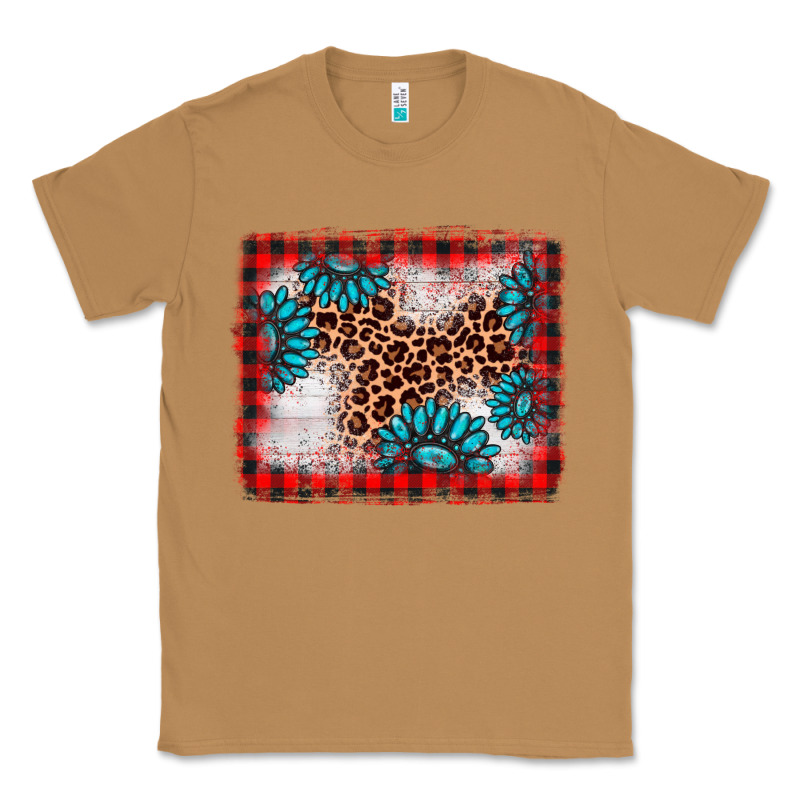 Christmas Gemstone Leopard Background Classic Tee by AdoDesignShop | Teevron