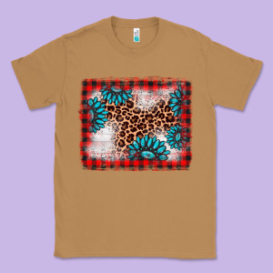 Christmas Gemstone Leopard Background Classic Tee Designed By Adodesignshop