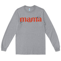 Heather Grey mama stronger than the storm Long Sleeve Tee - JahusDesignShop