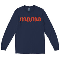 Navy mama stronger than the storm Long Sleeve Tee - JahusDesignShop