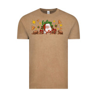 Vintage Coffee Christmas feeling jolly santa Vintage Tee - Artiststas