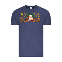 Vintage Denim Christmas feeling jolly santa Vintage Tee - Artiststas