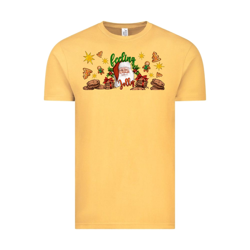 Christmas Feeling Jolly Santa Vintage Tee by Artiststas | Teevron