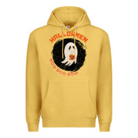 Antique Gold Daddy Shark Boo Boo Premium Hoodie - Bettercallsaul