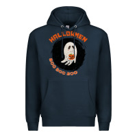 Navy Daddy Shark Boo Boo Premium Hoodie - Bettercallsaul