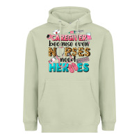 Matcha caregiver because nurses need heroes Heavyweight Hoodie - LillyAllenDesigns