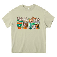 Mossy rabbit coffee cups Heavy Core Tee - texasbilliewilder