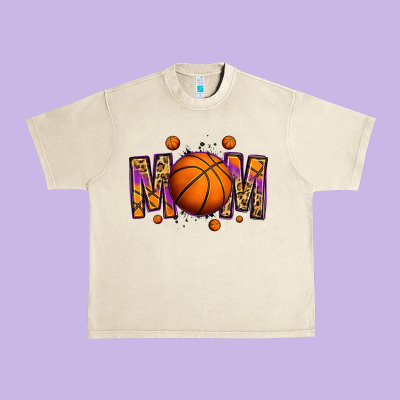 Basketball Mom Urban Heavy Tee Designed By Jasminsmagicworld