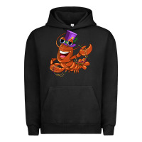 Pigment Black mardi gras crawfish Urban Hoodie - CowGirlArtShop