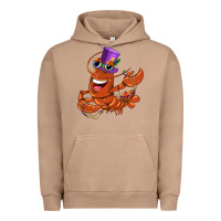 Pigment Burro mardi gras crawfish Urban Hoodie - CowGirlArtShop
