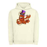 Pigment Pistachio mardi gras crawfish Urban Hoodie - CowGirlArtShop