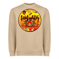 Mushroom firefighter coasters Heavyweight Sweatshirt - AdoDesignShop