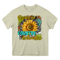 Mossy raised on country and sunshine Heavy Core Tee - texasbilliewilder