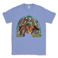 Colony Blue bucking bronco rodeo rainbow Classic Tee - Artiststas