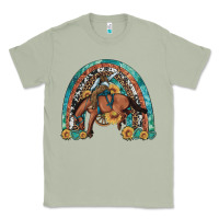 Matcha bucking bronco rodeo rainbow Classic Tee - Artiststas