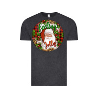 Christmas Feeling Jolly Santa Vintage Tee | Teevron