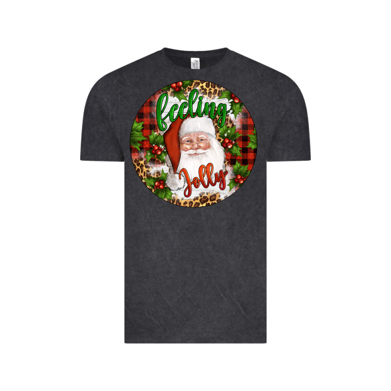 Christmas Feeling Jolly Santa Vintage Tee by Artiststas | Teevron